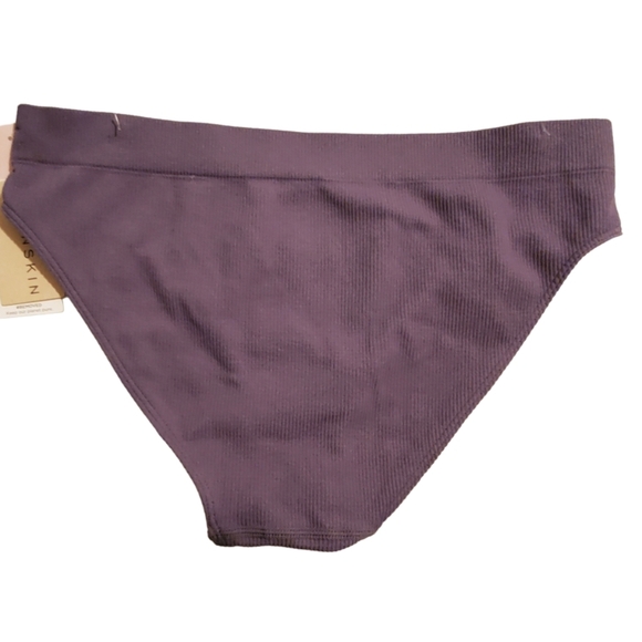 Danskin Recycled Seamless Ribbed Bikini Underwear Purple L - Picture 6 of 6